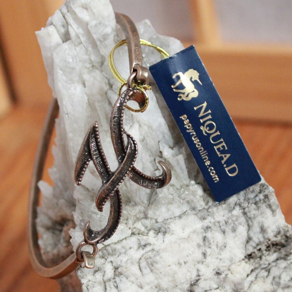 Niquea.D Initial Metal Bracelet